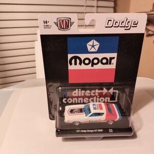 1971 Dodge Charger R/T HEMI Diecast Red White Blue Model 1/64 SCALE